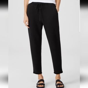 Eileen Fisher Organic Cotton French Terry Jogger Pant